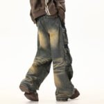Multi-Pocket Workwear Jeans For Men - Image 9