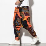 Summer Chinese Wind Bundle Foot Pants For Men Fattening - Image 6