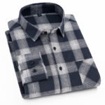Casual flannel men's shirt - Image 7