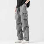 Loose Straight Cargo Pants Wide-leg Pants Men - Image 7