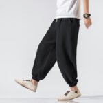 Thin Pants Plus Size Casual Pants Harem Pants Wide Leg Pants Men - Image 2