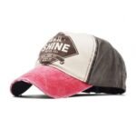 Washed cotton baseball cap Washed letters baseball cap - Image 5