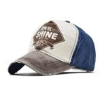 Washed cotton baseball cap Washed letters baseball cap - Image 3
