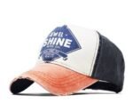 Washed cotton baseball cap Washed letters baseball cap - Image 6