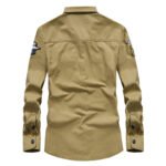 Youth military shirt cotton work shirt - Image 2