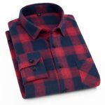 Casual flannel men's shirt - Image 8