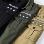 Youth military shirt cotton work shirt - Image 3