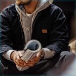 Canvas Turn-down Collar Coat Men - Image 9