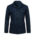 Lapel Multi-pocket Workwear Jacket Men - Image 4