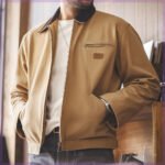 Canvas Turn-down Collar Coat Men - Image 3
