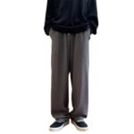 Jacquard Rhombus Draped Pants Men - Image 9