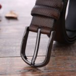 Europe And America Fashion Men's Business Belt New Creative Gift Belt Can Be Customized Manufacturers Wholesale - Image 6