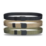 Canvas belt men hypoallergenic canvas belt woven nylon plastic buckle outdoor leisure wholesale - Image 2