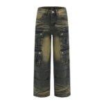 Multi-Pocket Workwear Jeans For Men - Image 5