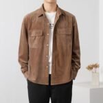 Vintage Corduroy Workwear Shirt Men - Image 5