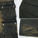 Multi-Pocket Workwear Jeans For Men - Image 4