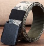 Canvas belt men hypoallergenic canvas belt woven nylon plastic buckle outdoor leisure wholesale - Image 10