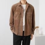 Vintage Corduroy Workwear Shirt Men - Image 2