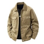 Retro Lapel Work Jacket Men - Image 4