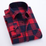Casual flannel men's shirt - Image 6