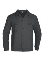 Casual Jacquard Checkered Loose Knit Work Shirt For Men - Image 4