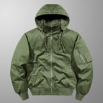 Men's Casual Hooded Padded Work Jacket - Image 8