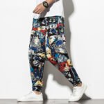Summer Chinese Wind Bundle Foot Pants For Men Fattening - Image 3