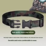 Military Training Belt Universal For Boys And Girls Spring And Summer Wear-resistant Lengthened High School And College Student Camouflage Monochrome Buckle Belt Wholesale - Image 2