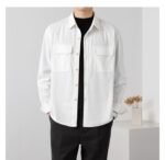 Vintage Corduroy Workwear Shirt Men - Image 6