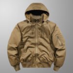 Men's Casual Hooded Padded Work Jacket - Image 7