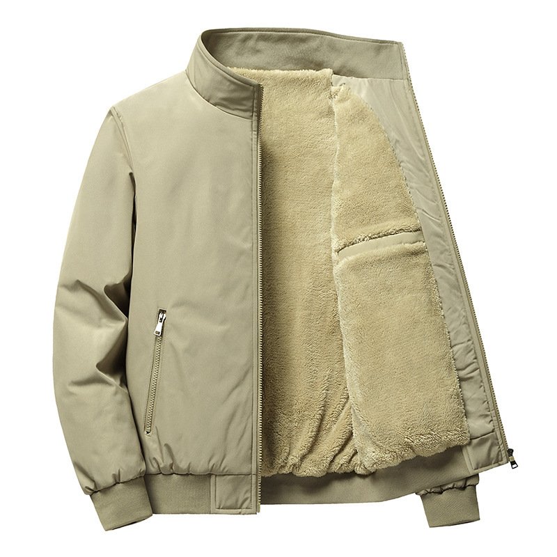 d0aed570-6c74-4e41-8ff6-8354bfba5e1e.jpg Collar Cotton-padded Coat Oversized Coat Men - Image 1