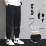 Men's Pants Tappered Casual Pants Men Trousers Sweatpants - Image 10