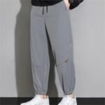 Men's Pants Tappered Casual Pants Men Trousers Sweatpants