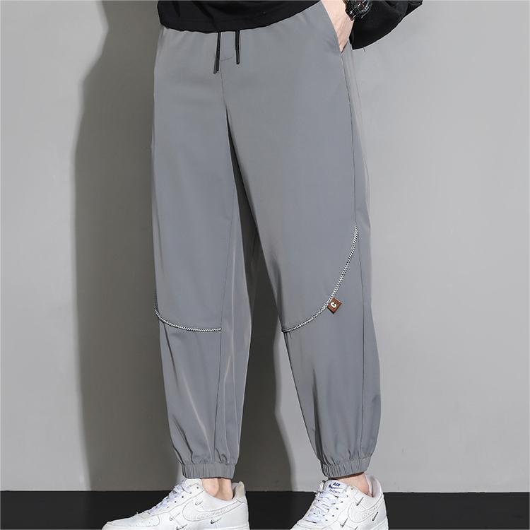 ee2df887-4517-4bcb-b971-3475b065ea4d.jpg Men's Pants Tappered Casual Pants Men Trousers Sweatpants - Image 1