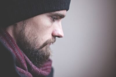 man, face, portrait, bearded man, side view, scarf, bonnet, winter clothes, winter clothing, men's fashion, adult, beard, fashion, guy, model, profile, serious, hat, winter, sad, unhappy, man, man, man, man, profile, sad, sad, sad, sad, sad
